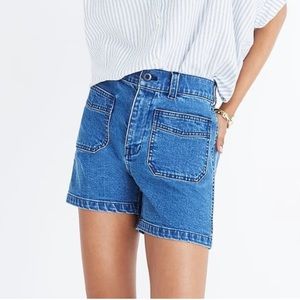 Madewell Denim Shorts with Clean Hem Patch Edition 28